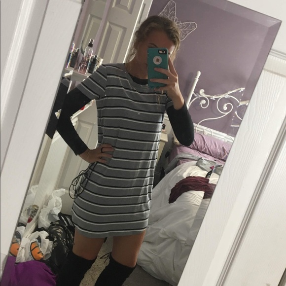 Garage Stripper T-Shirt Dress - Picture 5 of 5